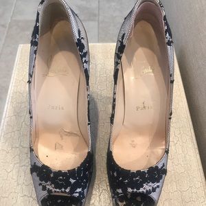 Gently used Christian Louboutin stiletto shoes